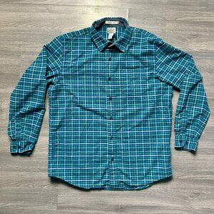 L.L. Bean Men's Flannel Shirt - Blue Plaid